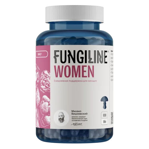 Подарочный набор для женщин «Beautiful Woman: New Year's Edition» • Myco Hydra (50 мл) + Zen Micro (60 капсул) + Daily Women (120 капсул) + Майтаке (120 капсул)